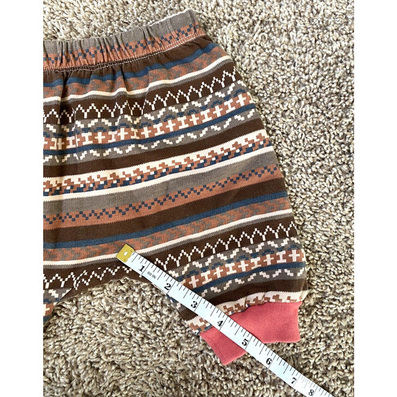 Peek Kids Baby Boy Size 3-6 Months Holiday Music 2 Piece Set Brown Red Drums - Picture 12 of 13